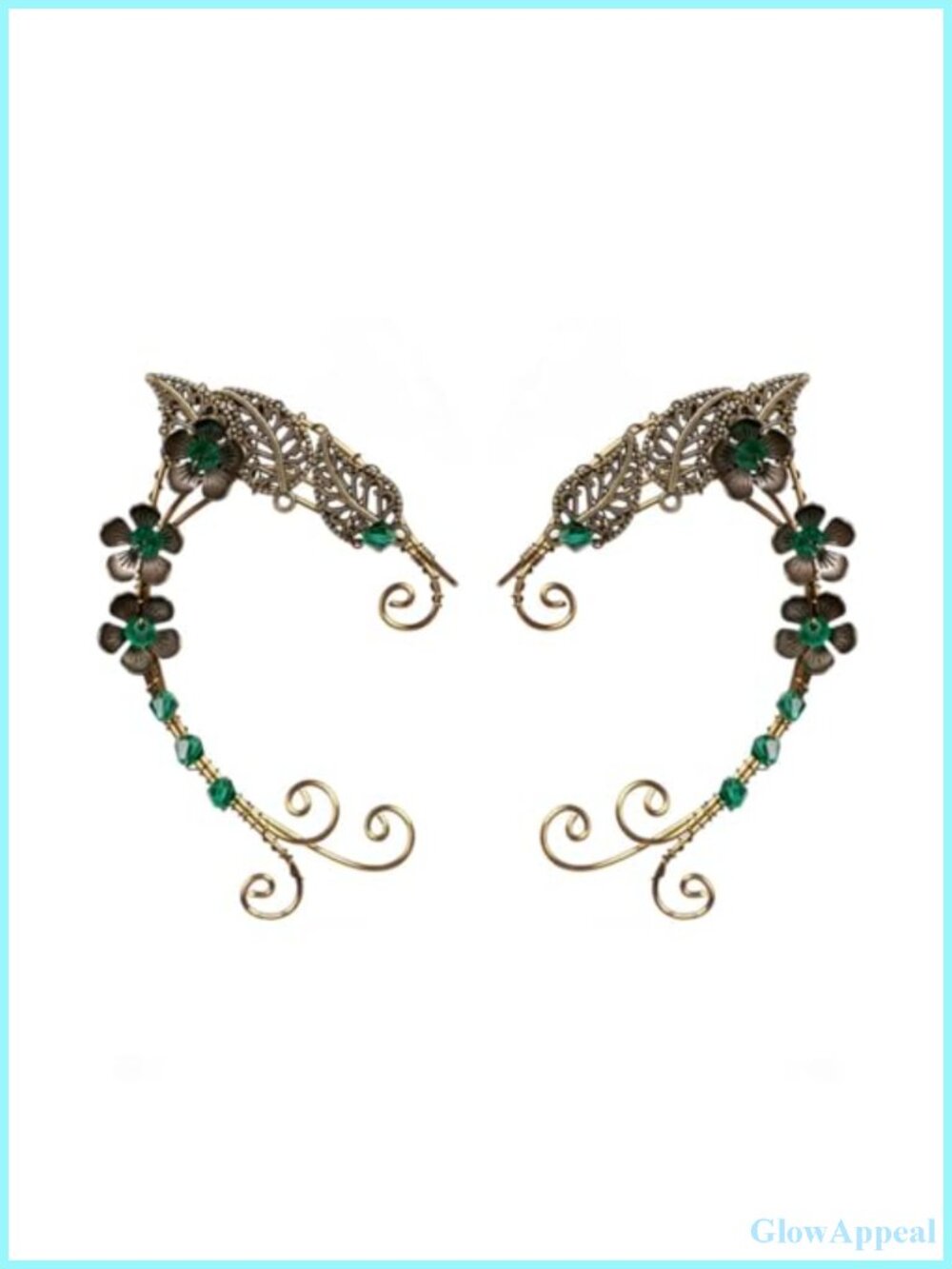Handcrafted Fairy Elf Ear Cuffs Non-Pierced Wrap Earrings
